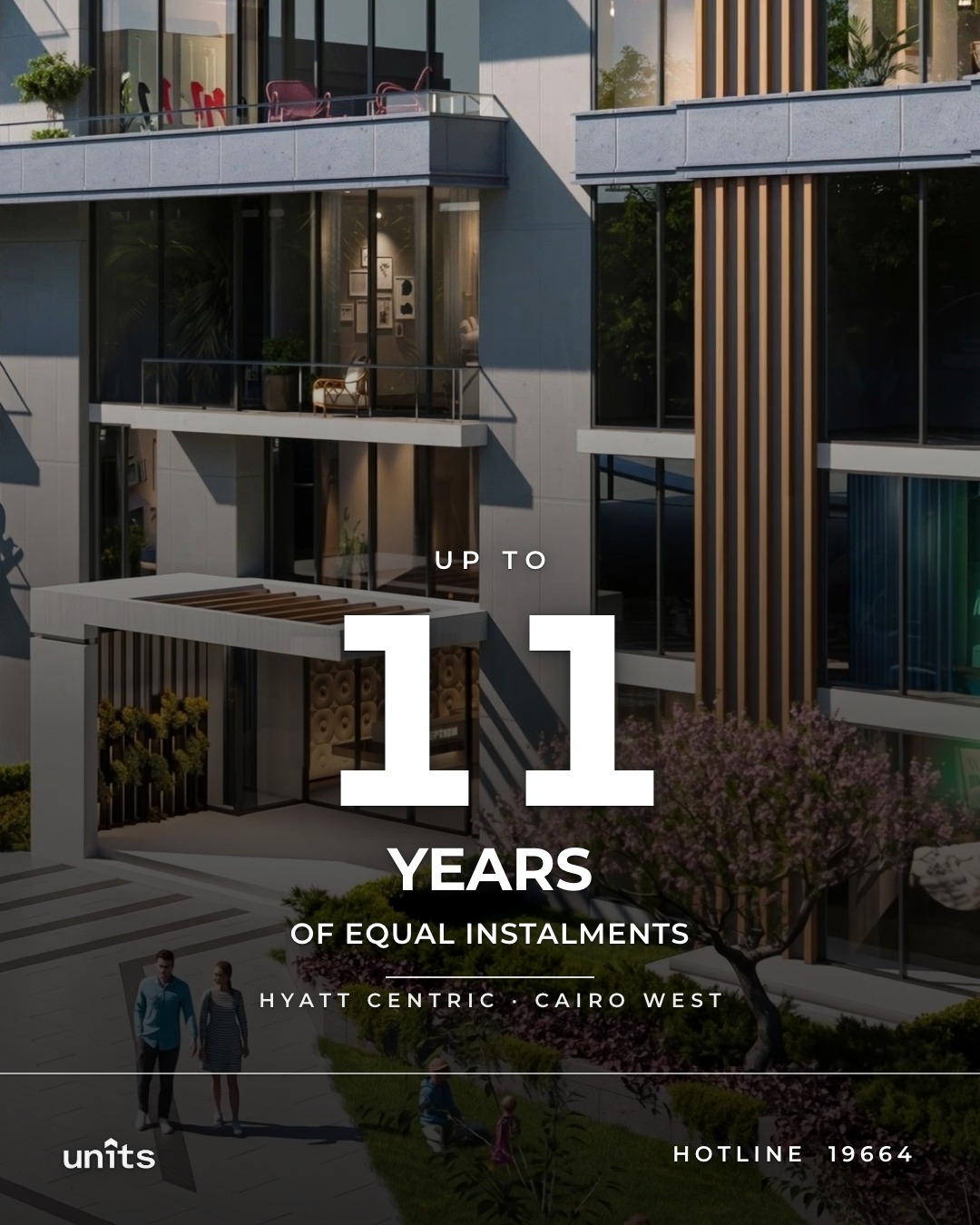 Up to 11 years of equal instalments